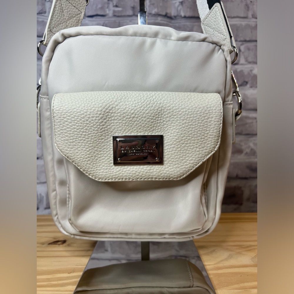 Laundry by Shelli Segal Ivory Crossbody Bag